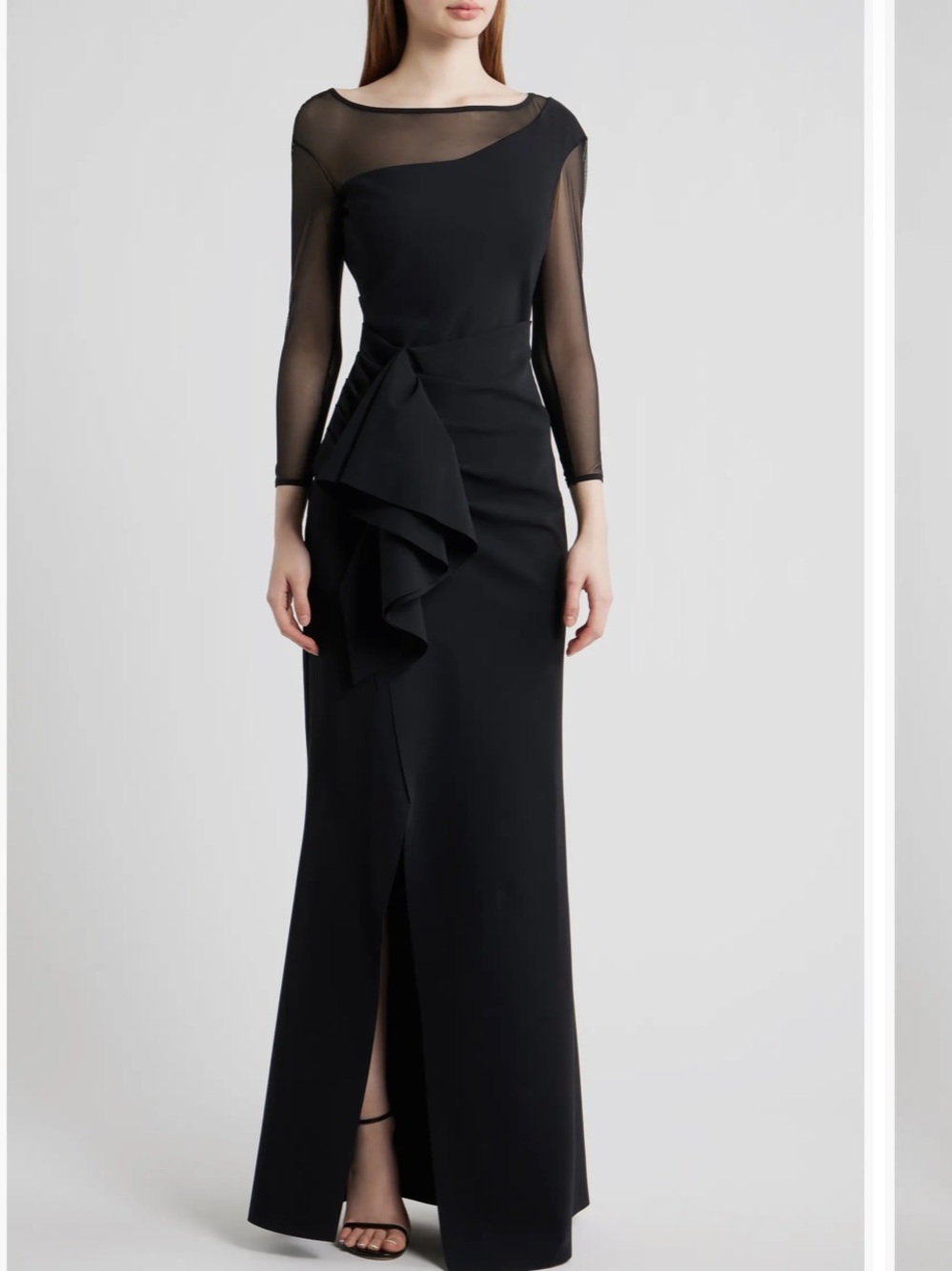 Chista Boni La Petite Robe Aroma Illusion Ruffle Mermaid
Gown Sz 48 $1190